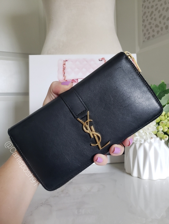 Yves Saint Laurent Handbags - Authentic Pre-owned Yves Saint Laurent Zip Around Wallet